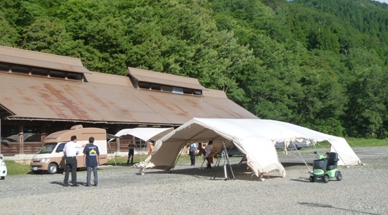 大型テント　完成‼